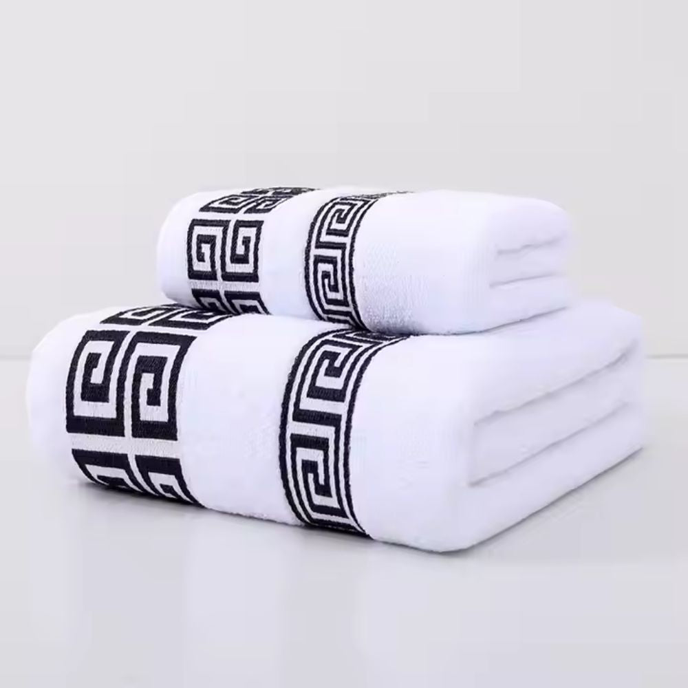 Bath Towel Set 100% Cotton High Absorbency
