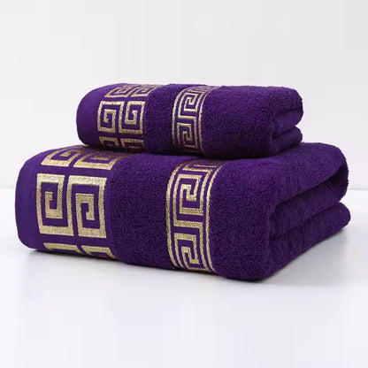 Bath Towel Set 100% Cotton High Absorbency