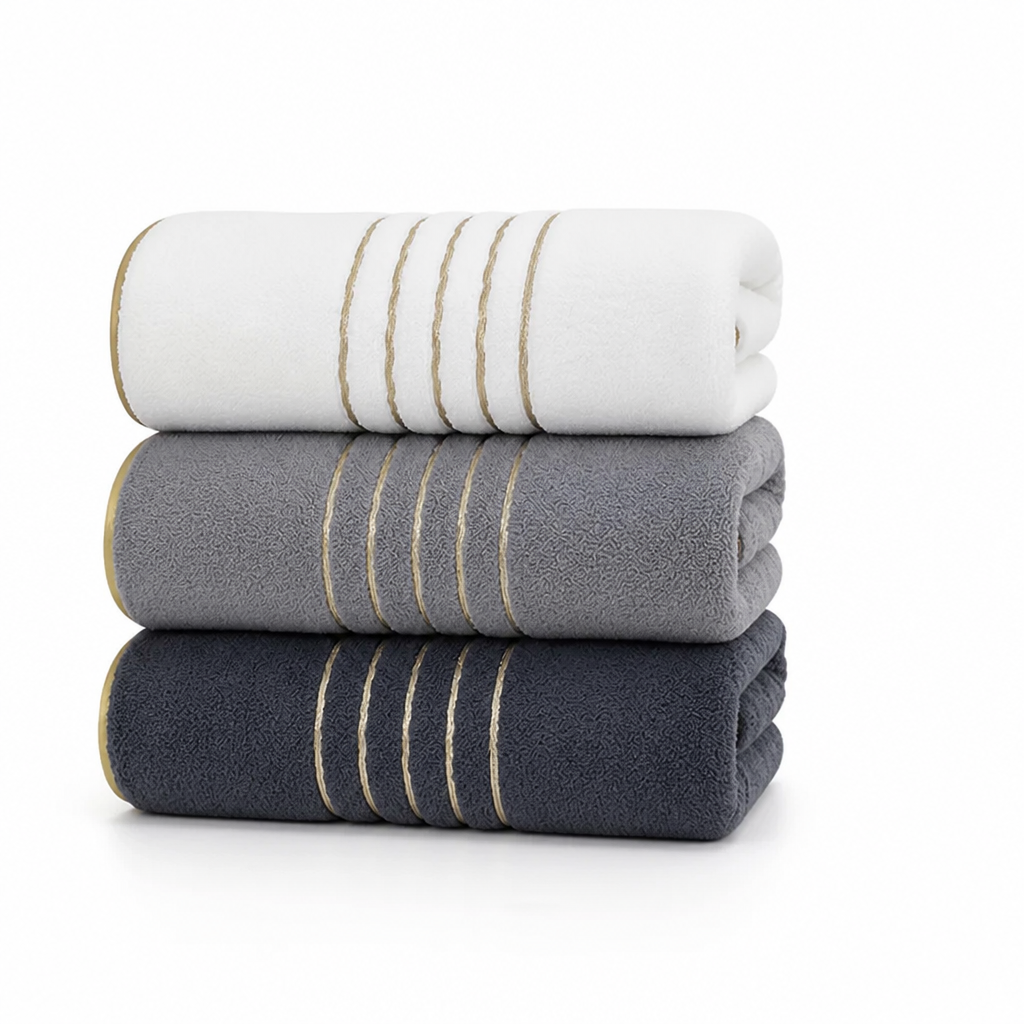 Bath Towel Set Microfiber Extra Soft Highly Absorbent