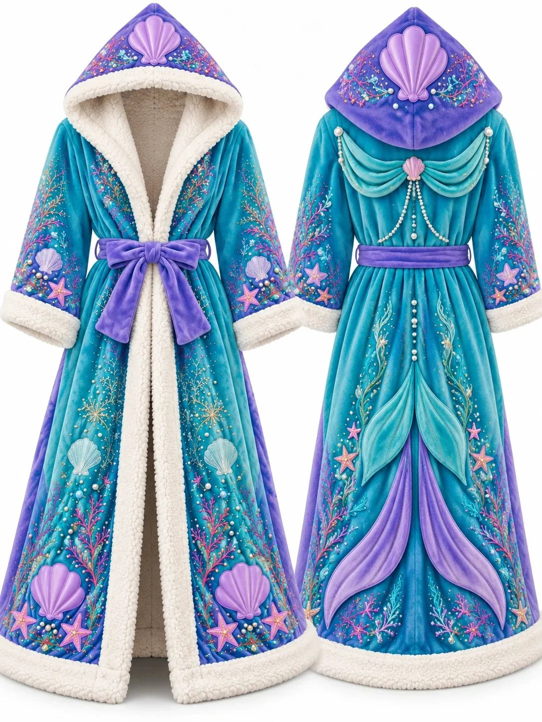 Bathrobe Heated Three-Zone Heating Soft Lining