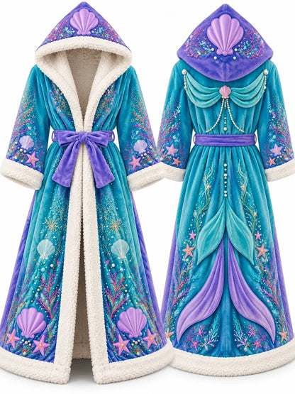 Bathrobe Heated Three-Zone Heating Soft Lining