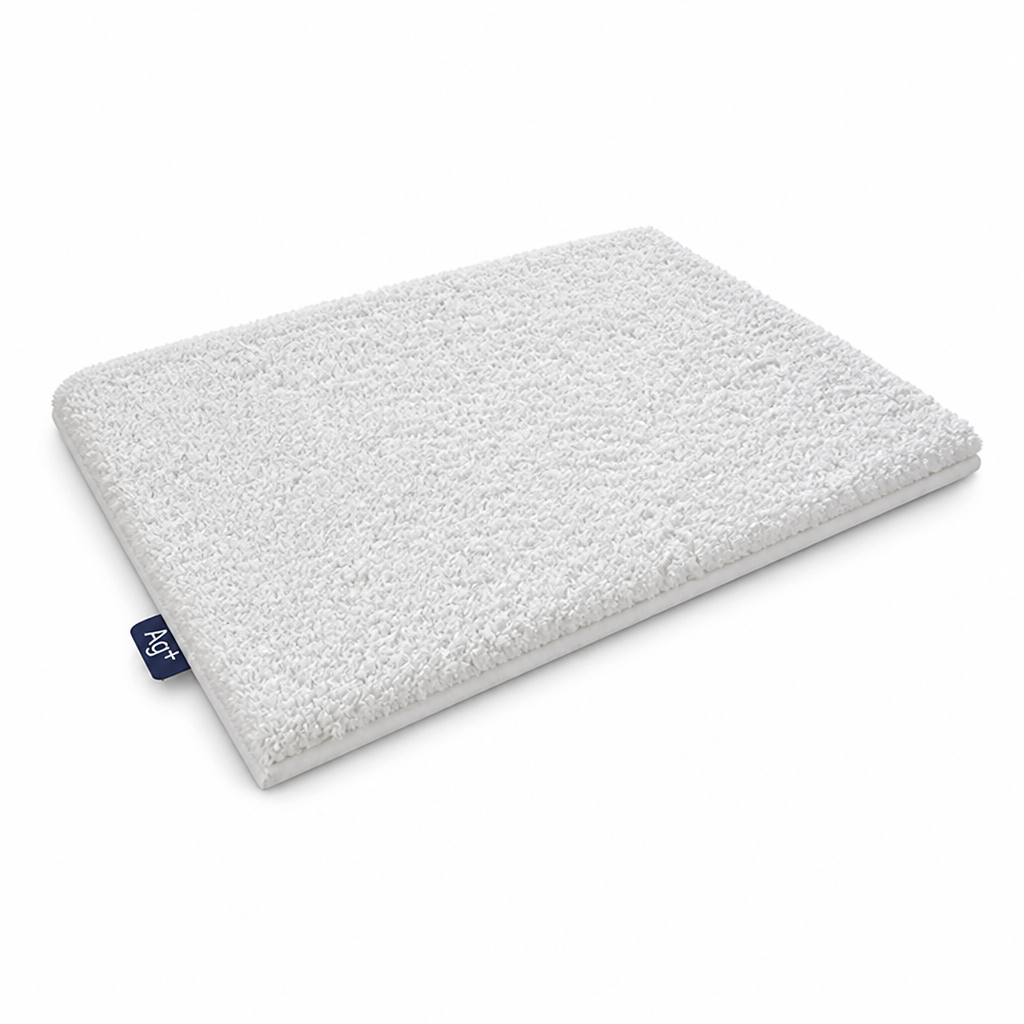 Bathroom Mat Ultra-Soft Plush Non-Slip Backing & Quick-Drying