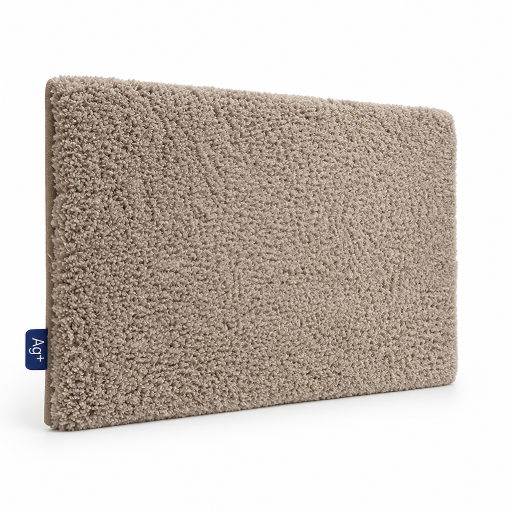 Bathroom Mat Ultra-Soft Plush Non-Slip Backing & Quick-Drying