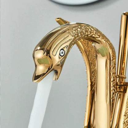 Bathroom Sink Faucet Single-Handle Single-Hole Ceramic Disc