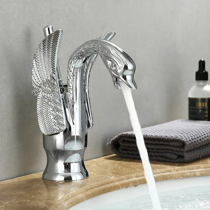 Bathroom Sink Faucet Single-Handle Single-Hole Ceramic Disc