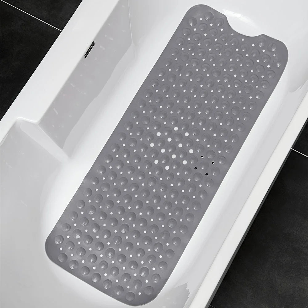 Bathtub Mat Non-Slip Suction Cups Quick-Drain Machine Washable
