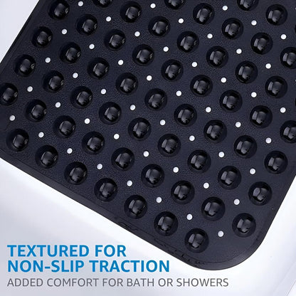 Bathtub Mat Strong Suction & Quick-Draining