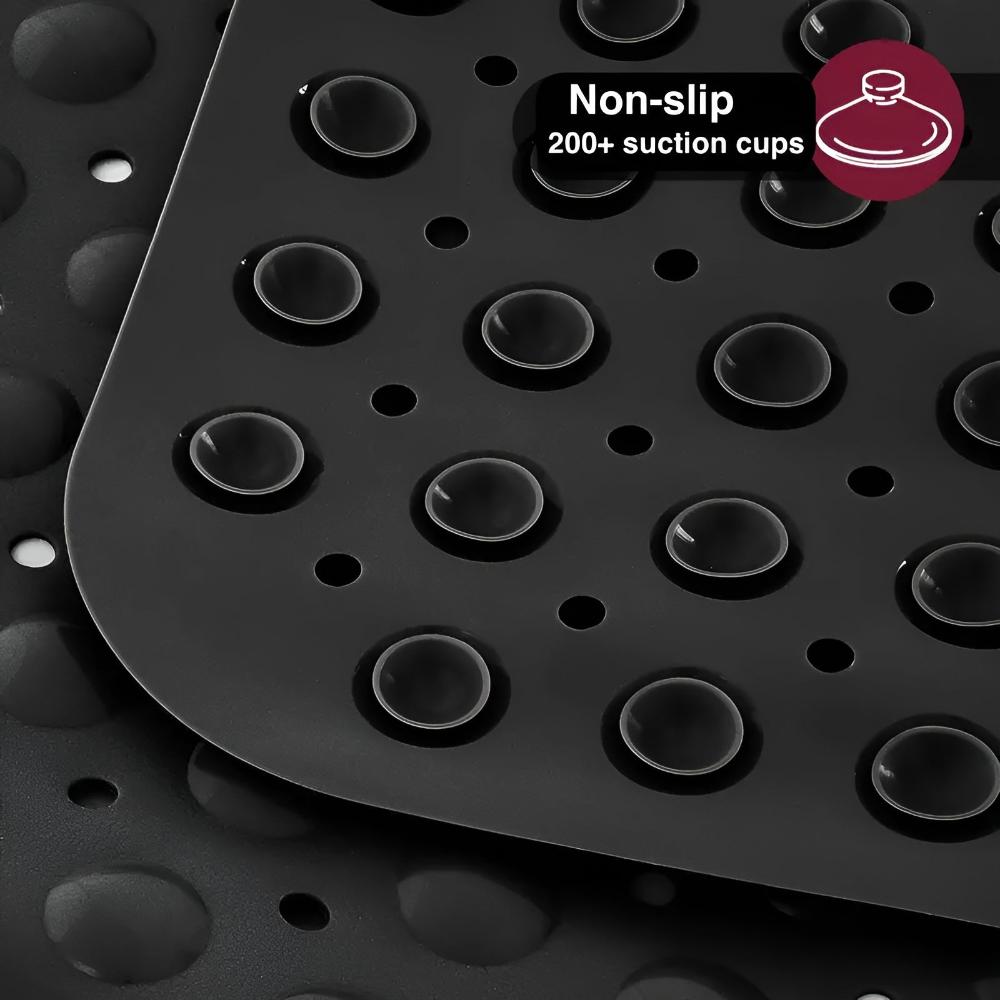 Bathtub Mat Strong Suction & Quick-Draining