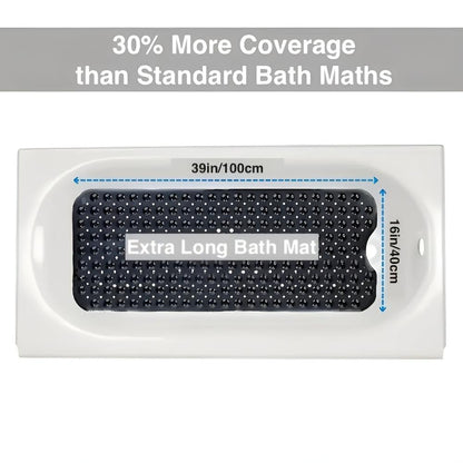 Bathtub Mat Strong Suction & Quick-Draining