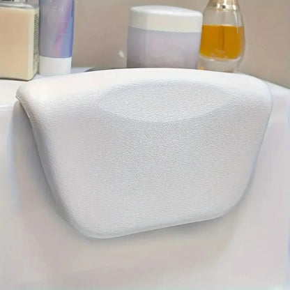 Bathtub Pillow Contoured Head Cradle Organosilicon Non-Slip