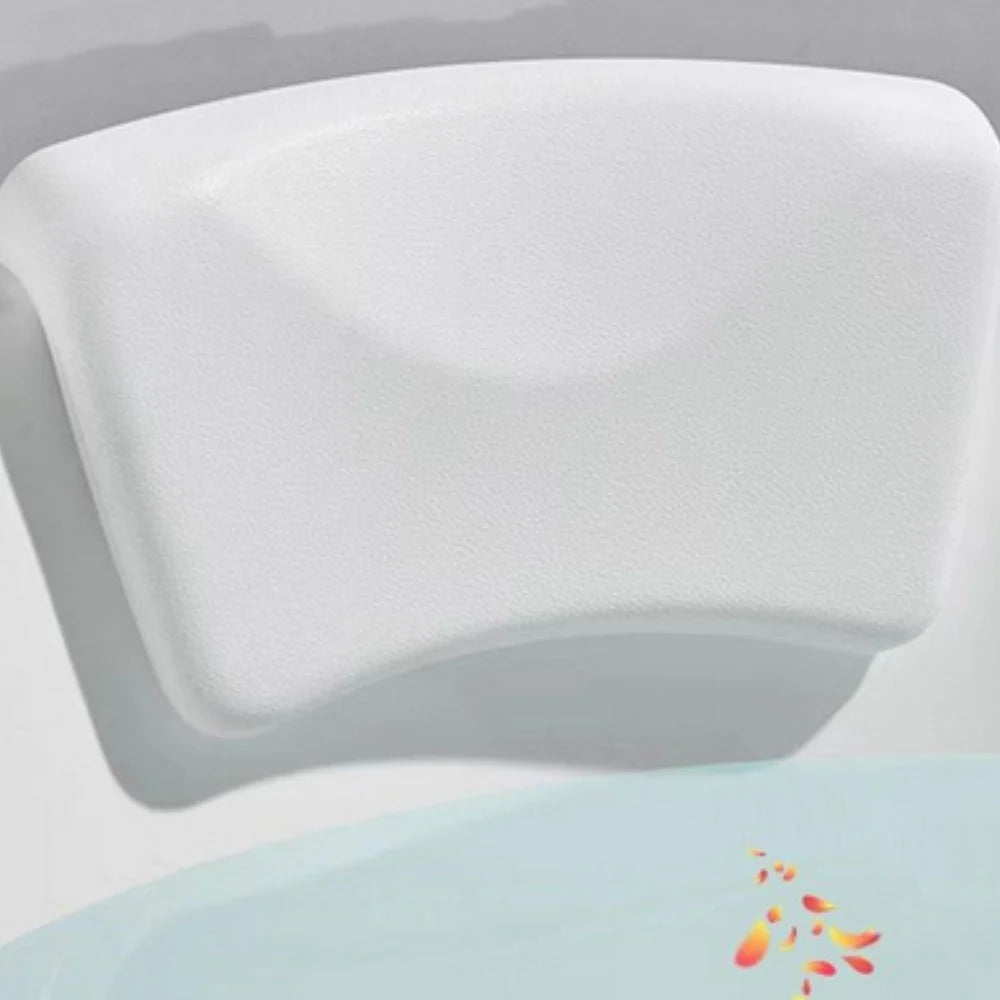 Bathtub Pillow Contoured Head Cradle Organosilicon Non-Slip