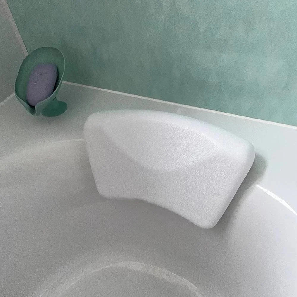 Bathtub Pillow Contoured Head Cradle Organosilicon Non-Slip