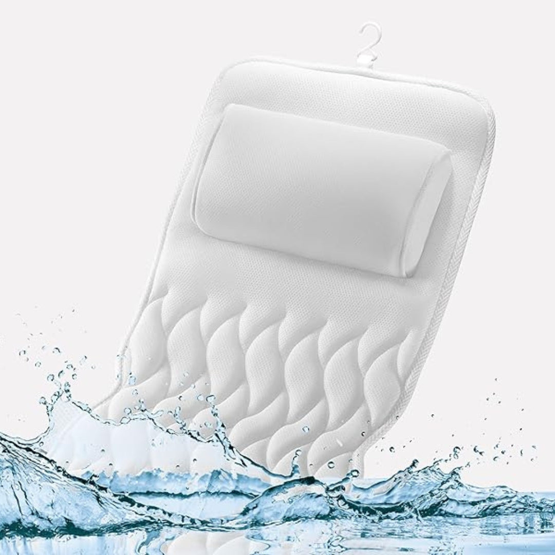 Bathtub Pillow Ergonomic Full-Body Breathable Mesh & Quick-Dry