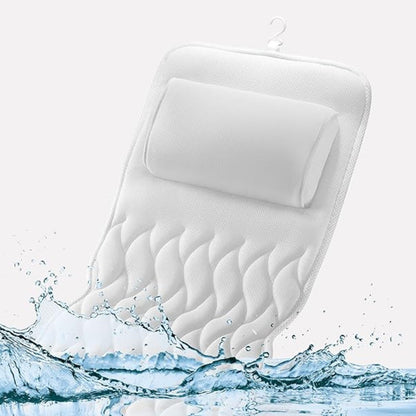 Bathtub Pillow Ergonomic Full-Body Breathable Mesh & Quick-Dry