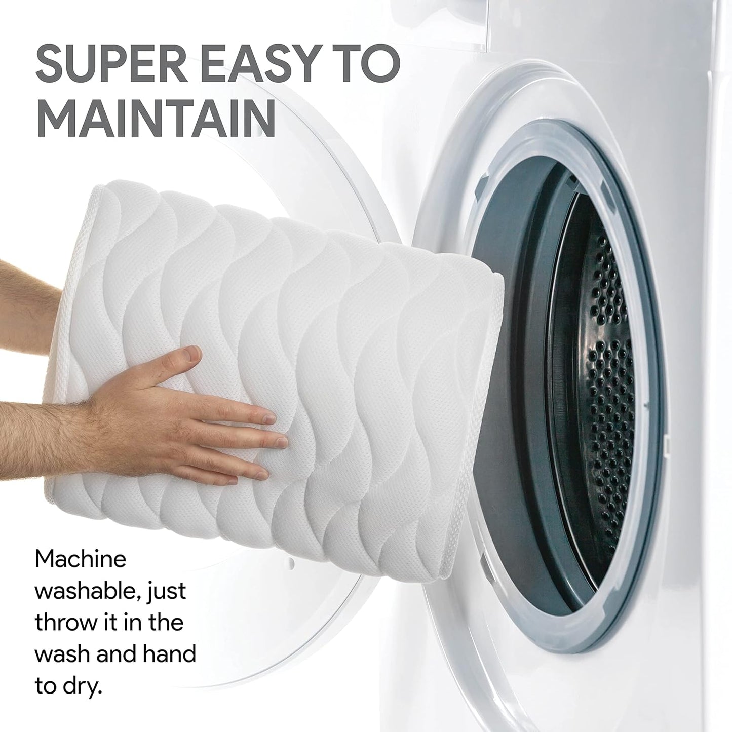Bathtub Pillow Ergonomic Full-Body Breathable Mesh & Quick-Dry
