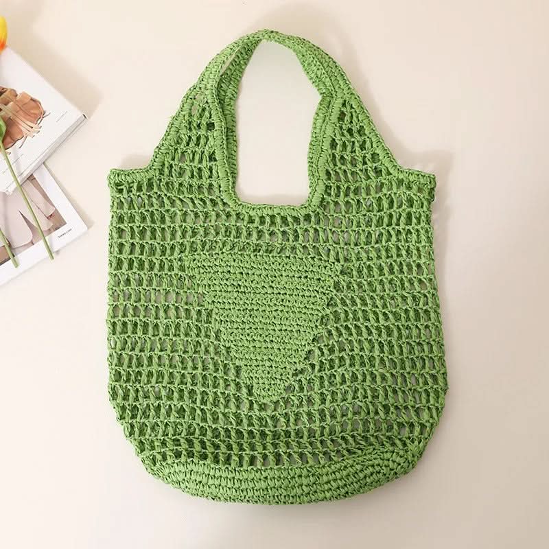 Beach Bag Crocheted Lightweight Spacious Interior