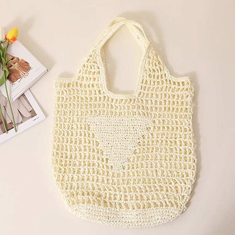 Beach Bag Crocheted Lightweight Spacious Interior