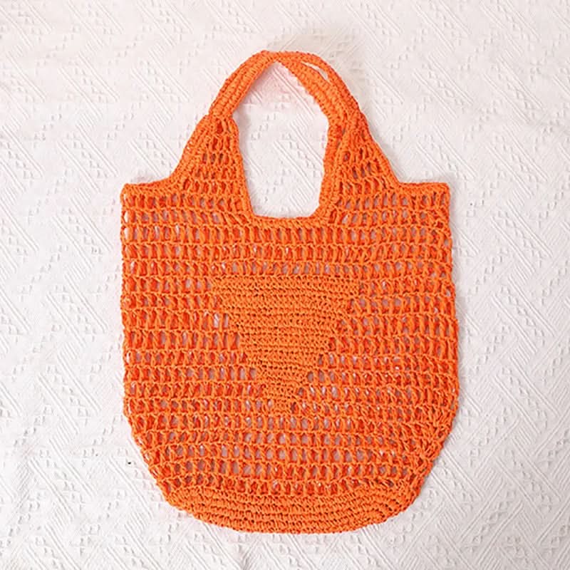 Beach Bag Crocheted Lightweight Spacious Interior