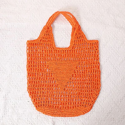 Beach Bag Crocheted Lightweight Spacious Interior