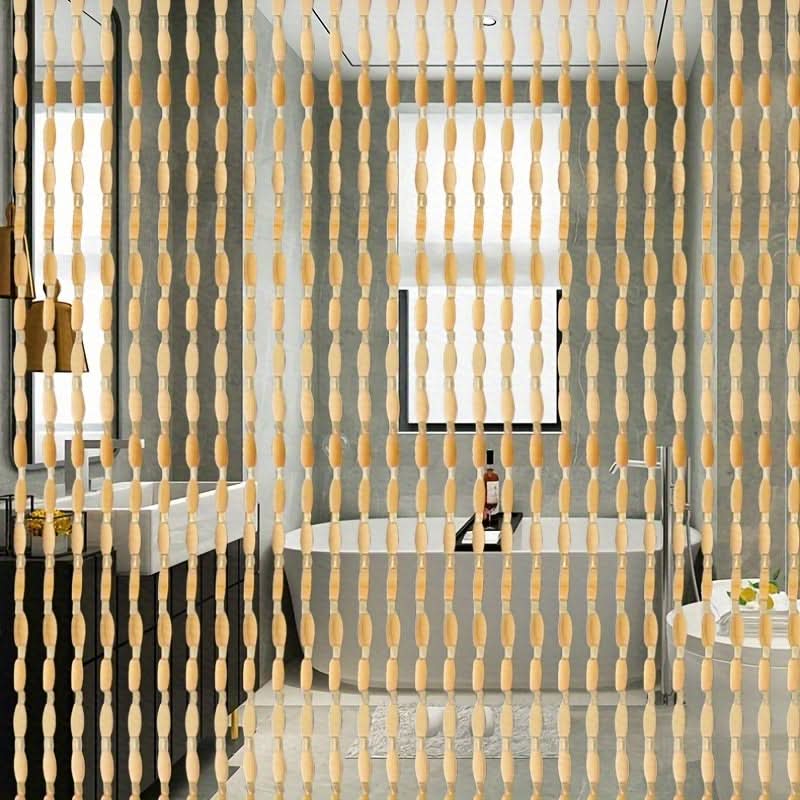 Beaded Curtain Bamboo-Inspired Lightweight 52 Strands