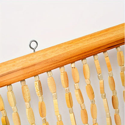 Beaded Curtain Bamboo-Inspired Lightweight 52 Strands