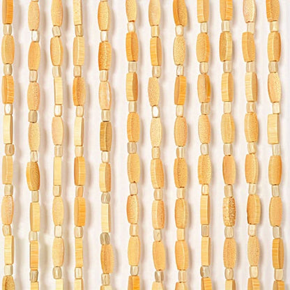 Beaded Curtain Bamboo-Inspired Lightweight 52 Strands