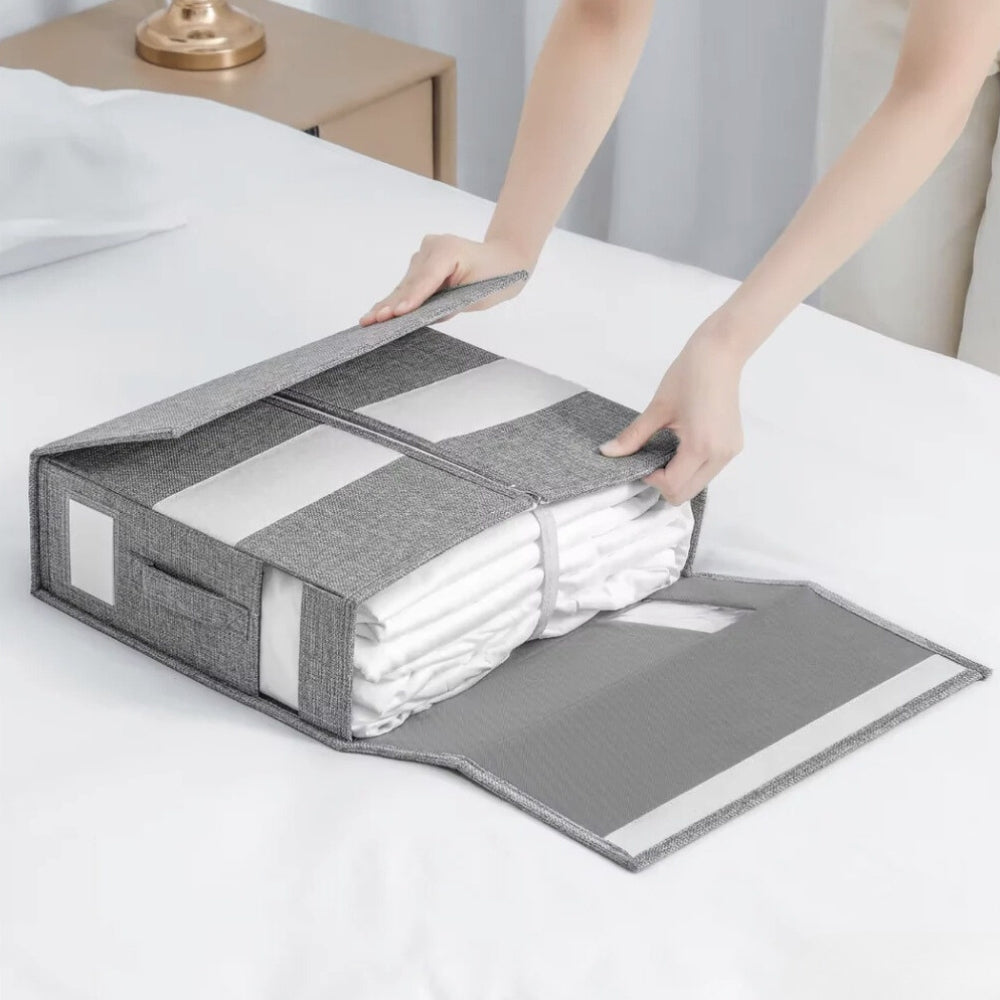 Bedsheet Organizer Foldable Wrinkle-Free Space-Saving