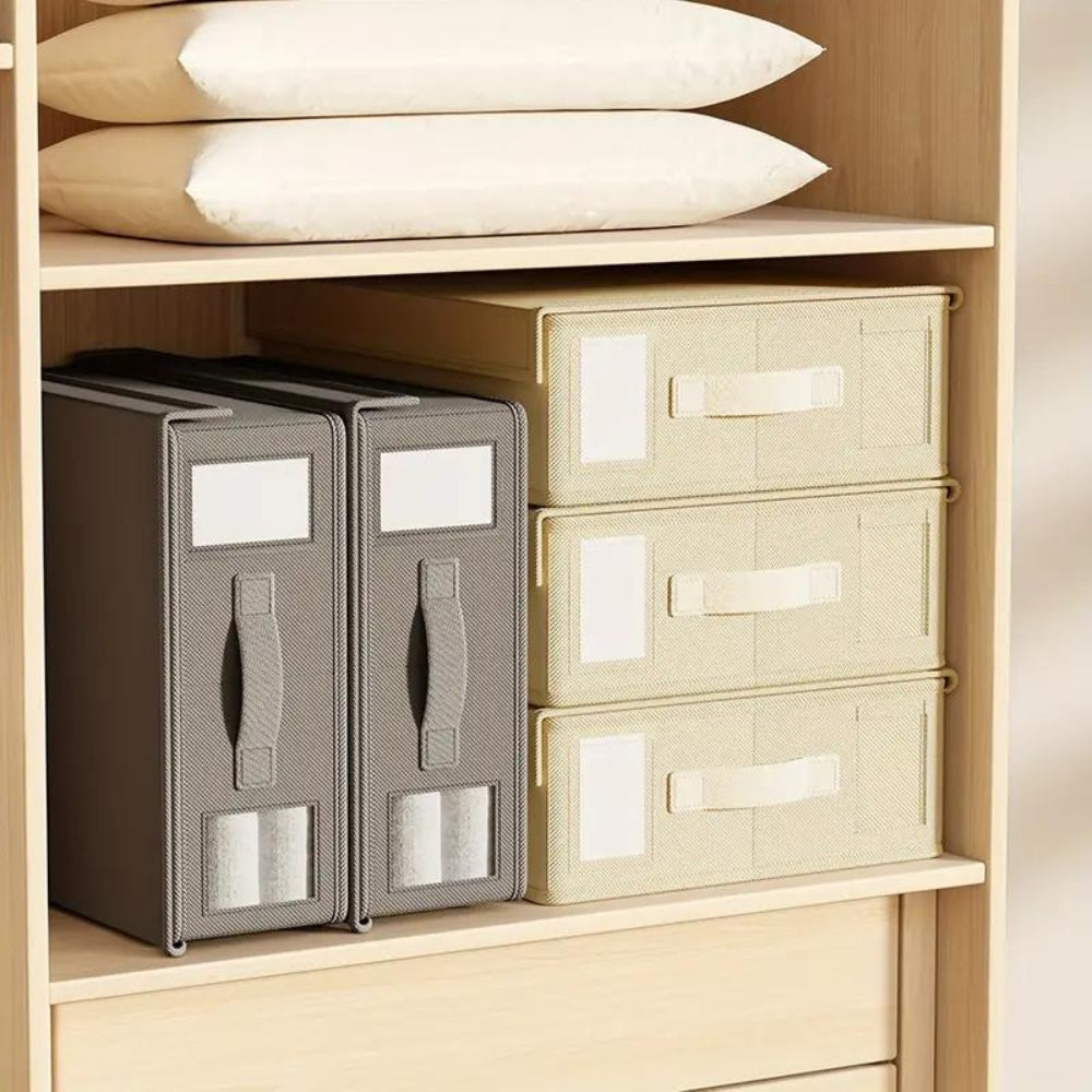 Bedsheet Organizer Foldable Wrinkle-Free Space-Saving