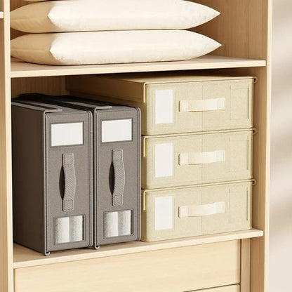 Bedsheet Organizer Foldable Wrinkle-Free Space-Saving
