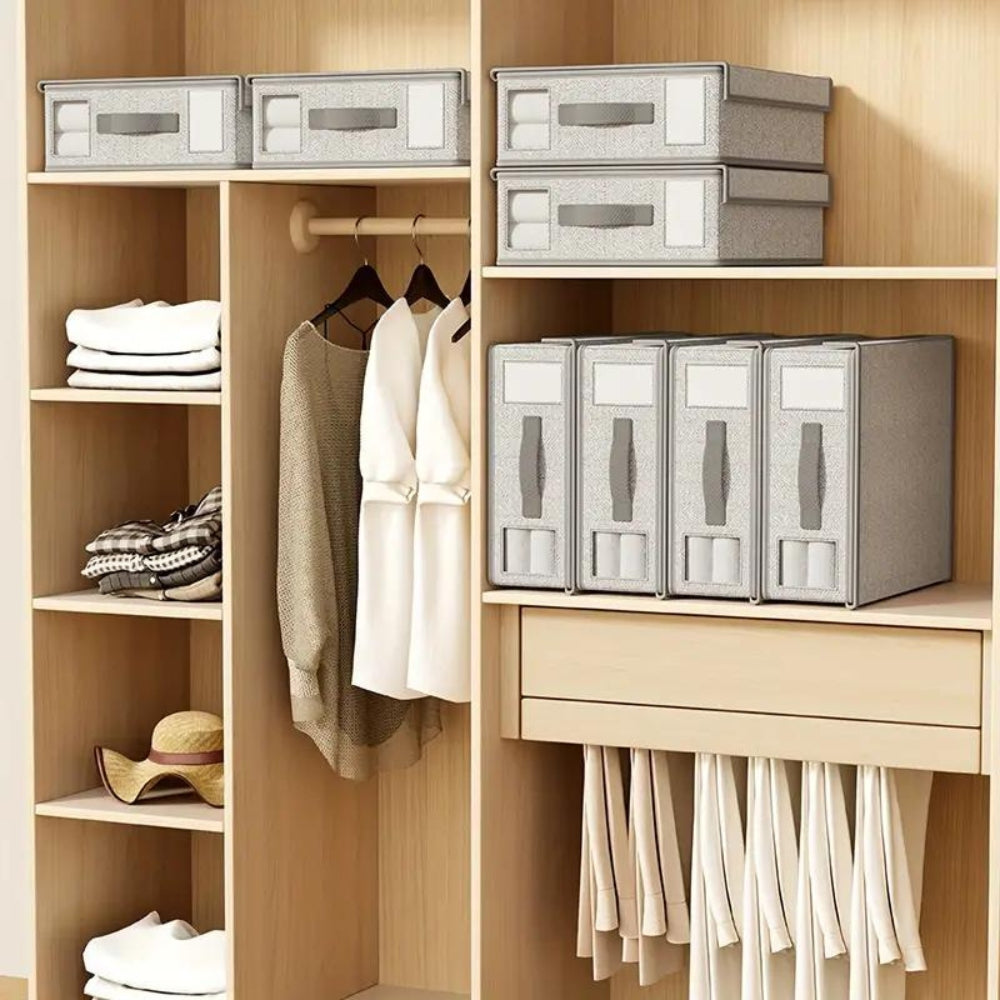 Bedsheet Organizer Foldable Wrinkle-Free Space-Saving