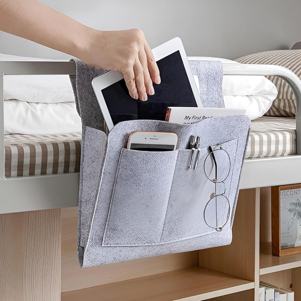 Bedside Organizer Waterproof Felt Multi-Pocket