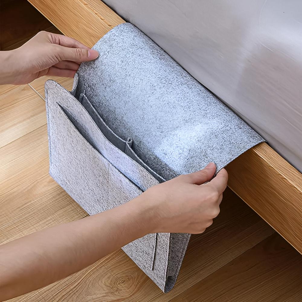 Bedside Organizer Waterproof Felt Multi-Pocket
