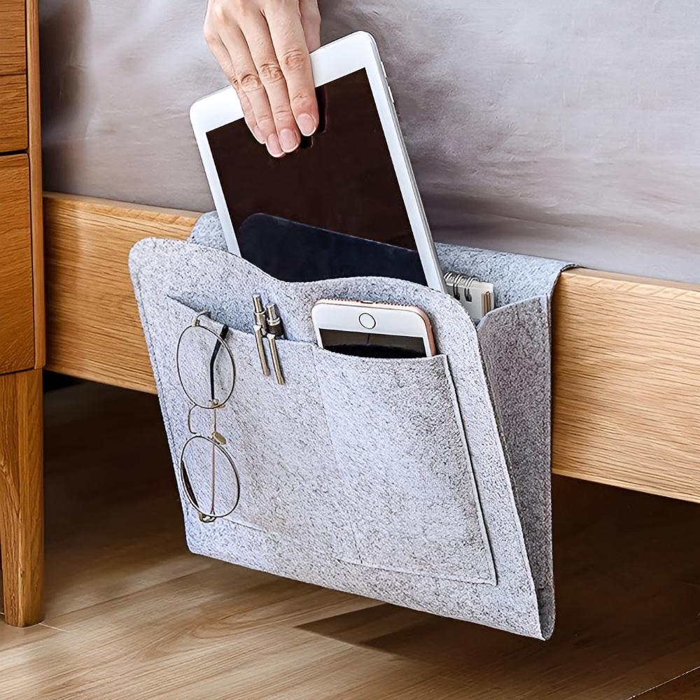 Bedside Organizer Waterproof Felt Multi-Pocket
