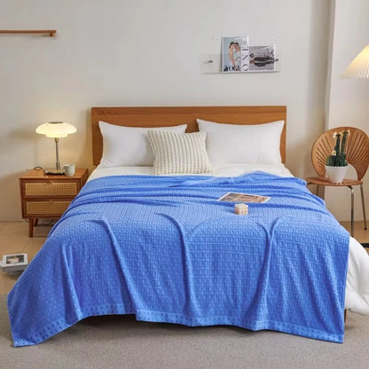 Bedspread Waffle Cotton Lightweight & Breathable Machine Washable