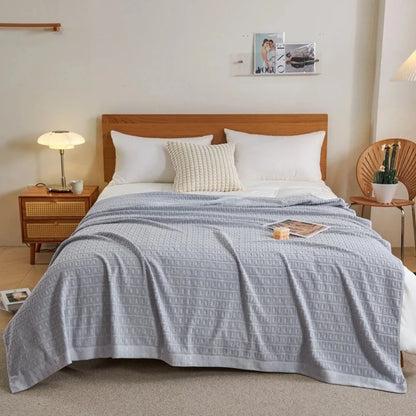 Bedspread Waffle Cotton Lightweight & Breathable Machine Washable