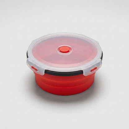 Bento Lunch Box Collapsible Food Grade Silicone Leak Proof