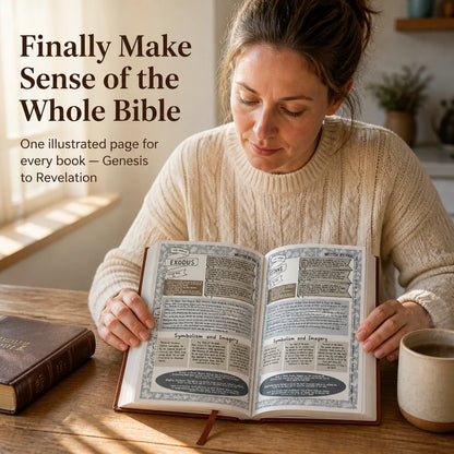 Bible Study Guide 66-Book Reference Pages Built-In Notes Space