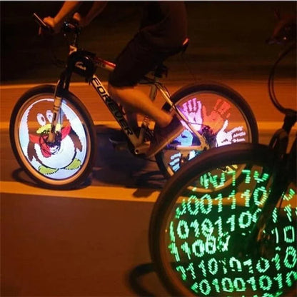 Bike Wheel Lights RGB 30 Patterns Motion-Activated Water-Resistant