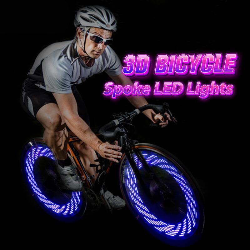 Bike Wheel Lights RGB 30 Patterns Motion-Activated Water-Resistant