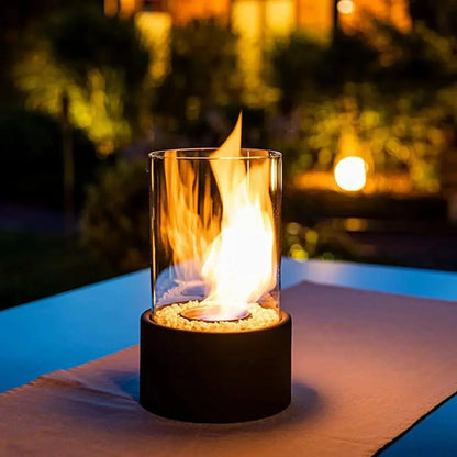 Bioethanol Tabletop Fireplace Portable Smoke-Free & Odorless