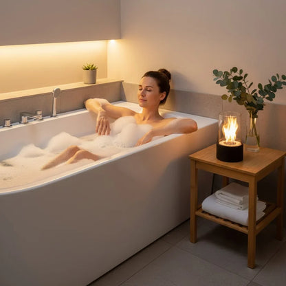 Bioethanol Tabletop Fireplace Portable Smoke-Free & Odorless
