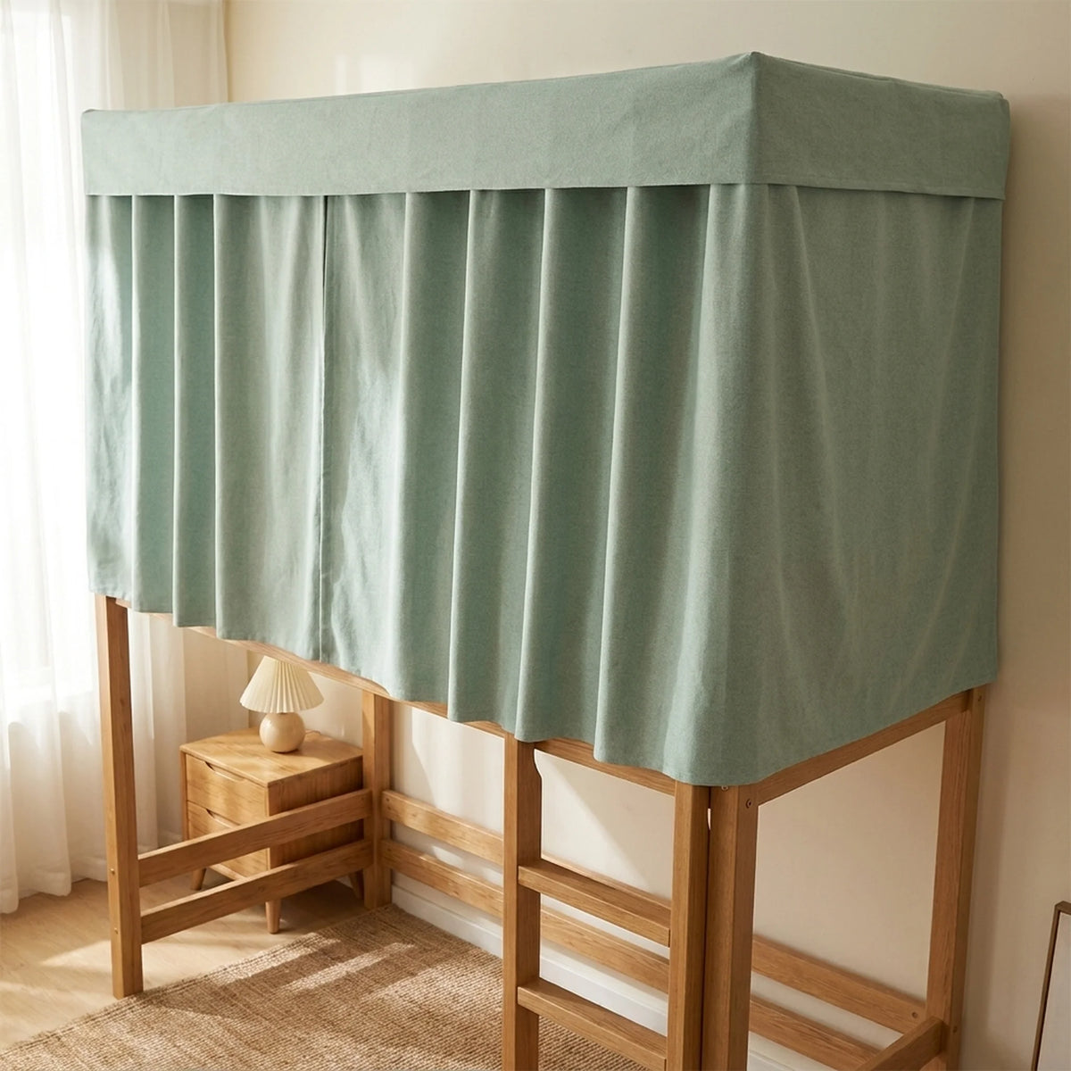 Blackout Curtain Full-Length Cotton Linen
