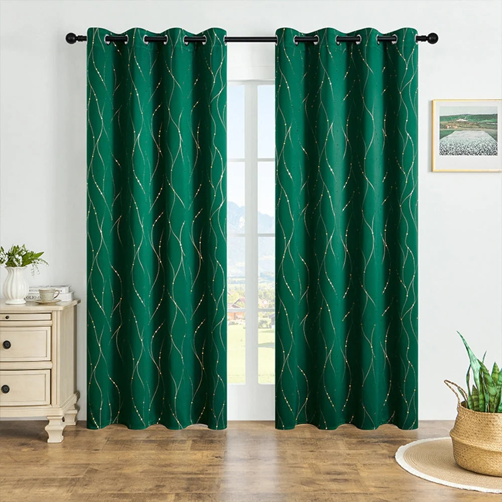 Blackout Curtains Noise Reducing Grommet Top