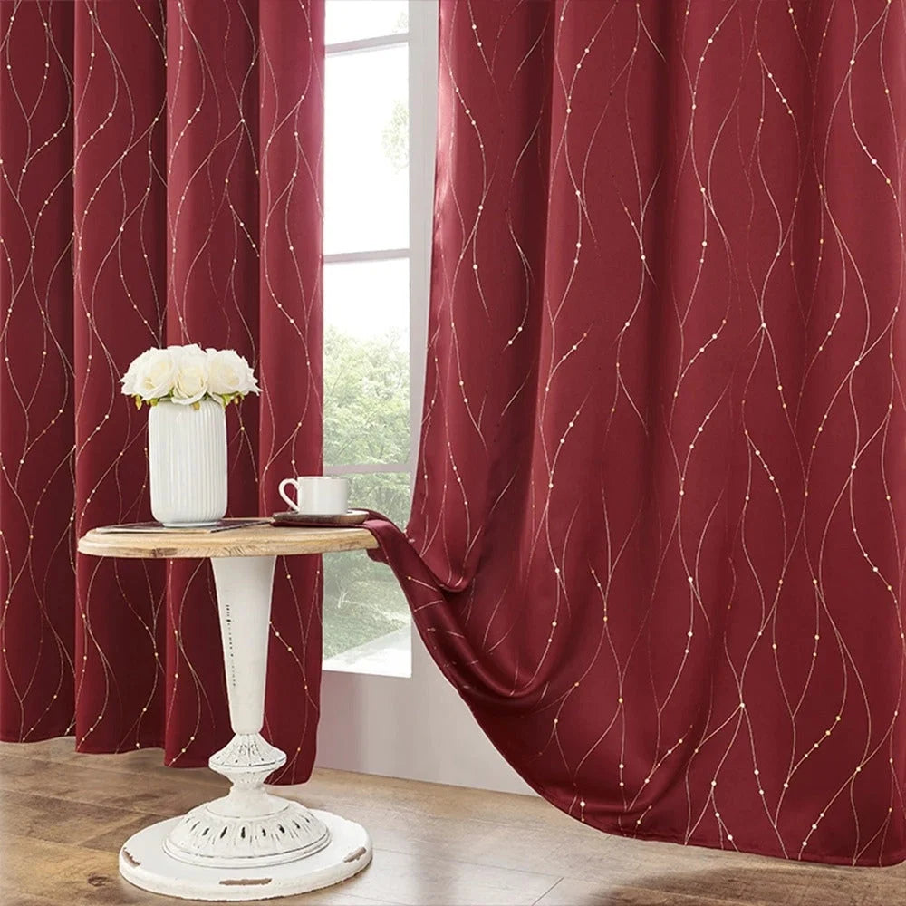 Blackout Curtains Noise Reducing Grommet Top
