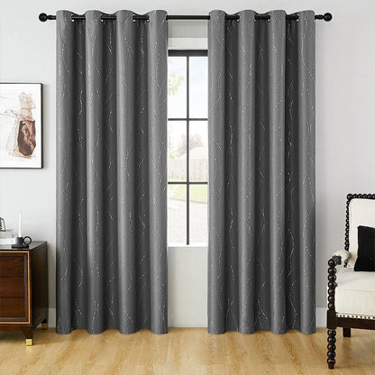 Blackout Curtains Noise Reducing Grommet Top