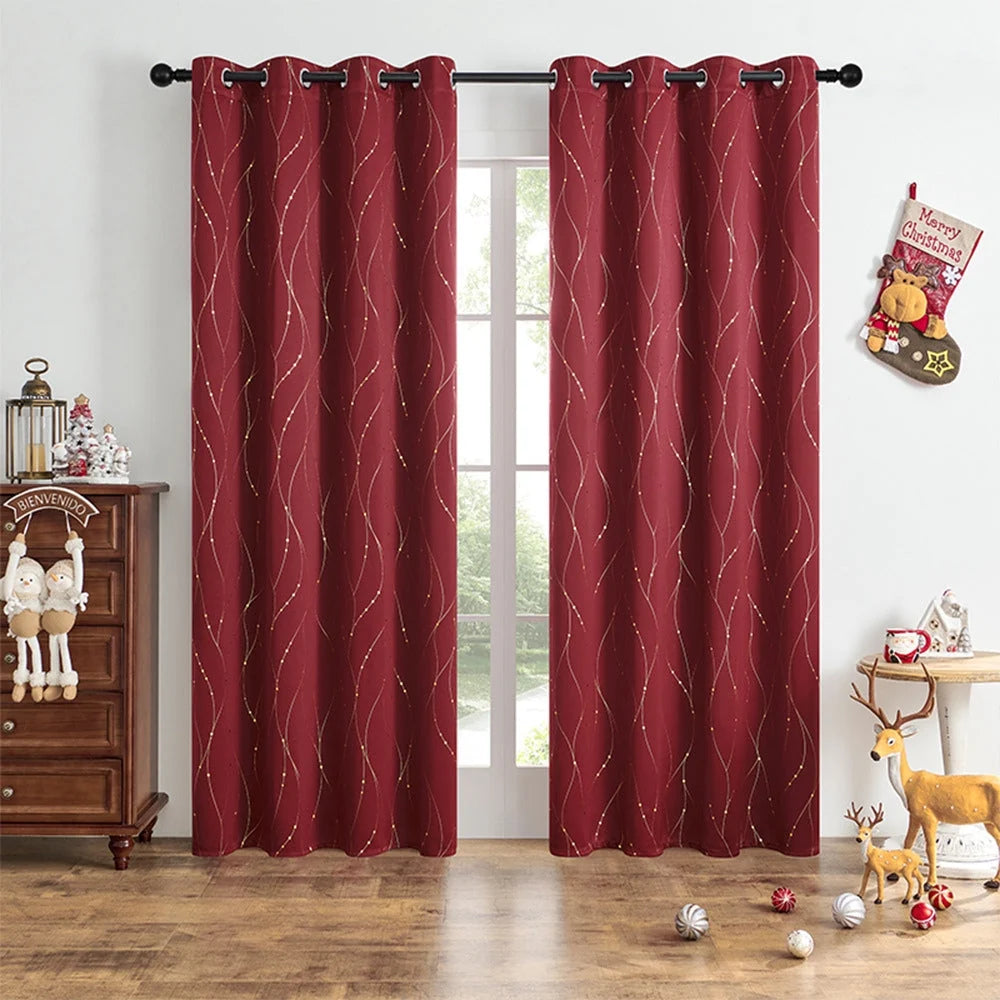 Blackout Curtains Noise Reducing Grommet Top