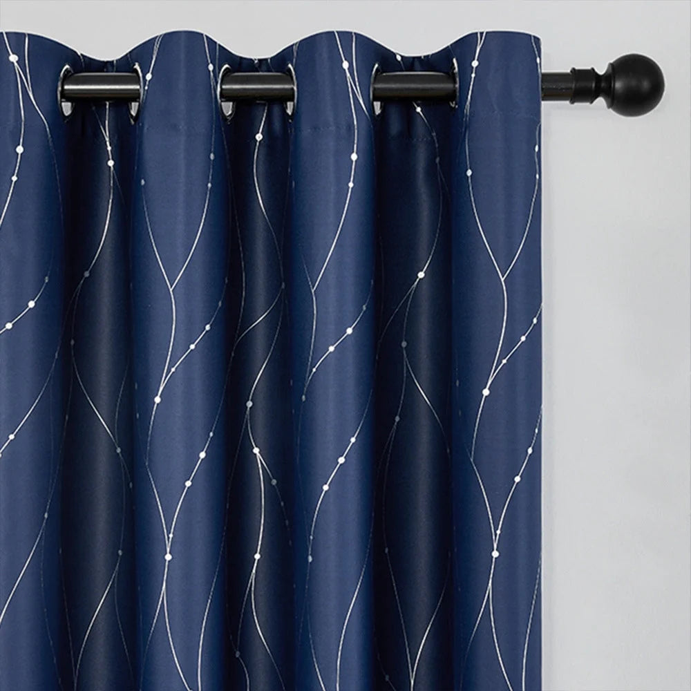 Blackout Curtains Noise Reducing Grommet Top