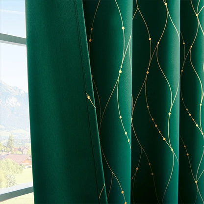 Blackout Curtains Noise Reducing Grommet Top