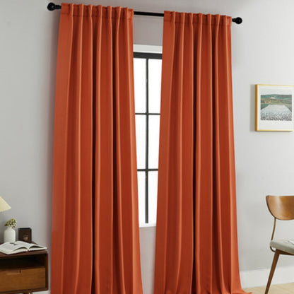 Blackout Curtains Thermally Insulated Microfiber Rod Pocket