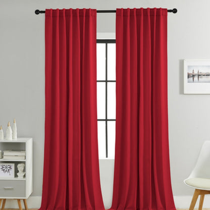 Blackout Curtains Thermally Insulated Microfiber Rod Pocket